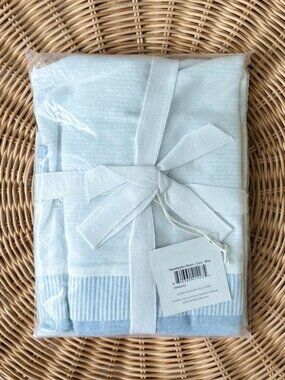 NEW Serena & Lily Sweetwater Euro Pillow Sham-Blue
